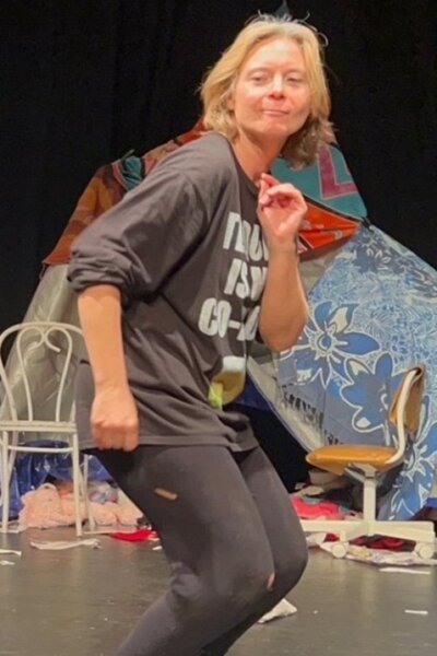 One Woman And Her Dog