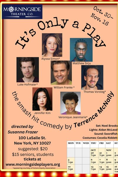 It's Only a Play (Morningside Theater Co.)