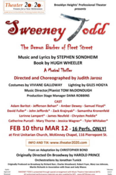 Sweeney Todd: The Demon Barber of Fleet Street (Theater 2020)