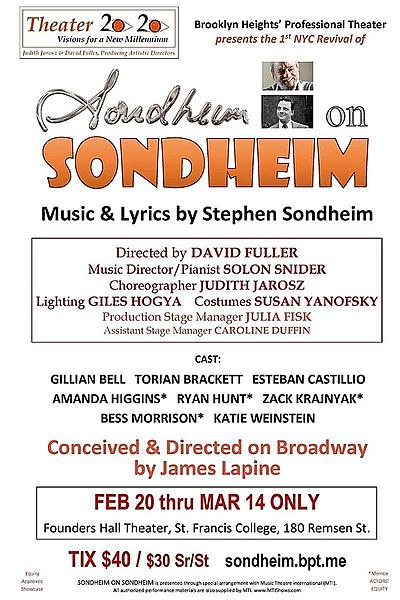 Sondheim on Sondeim