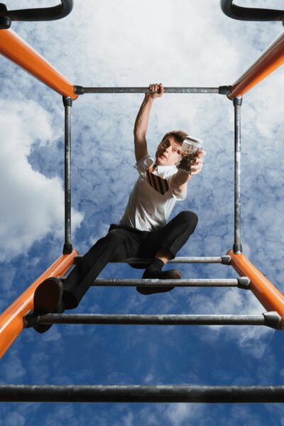 the boy with the bee jar